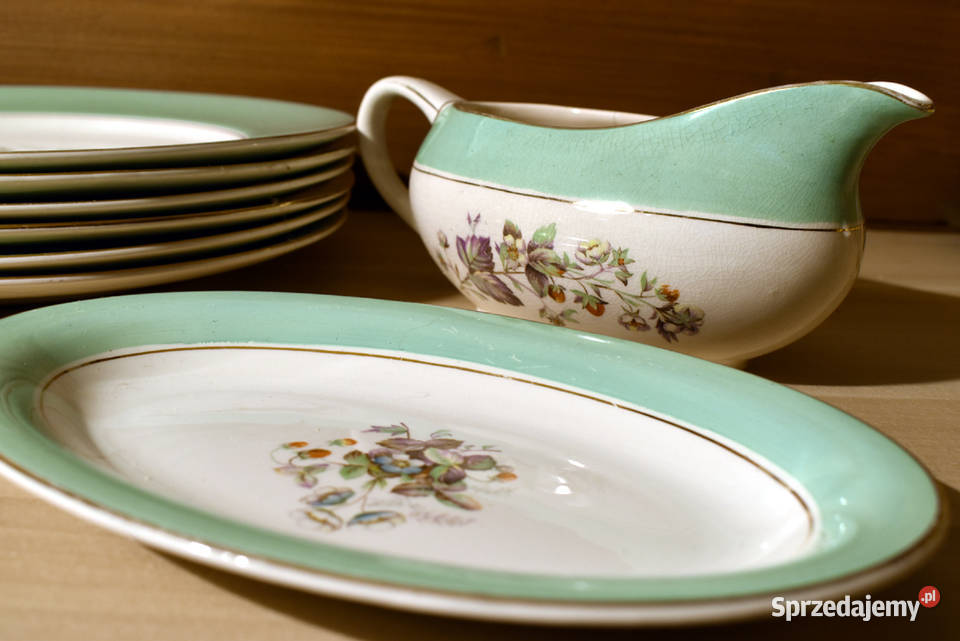 Zestaw obiadowy DUCAL CROWN Strawberry fair Porcelana i szkło Niepołomice