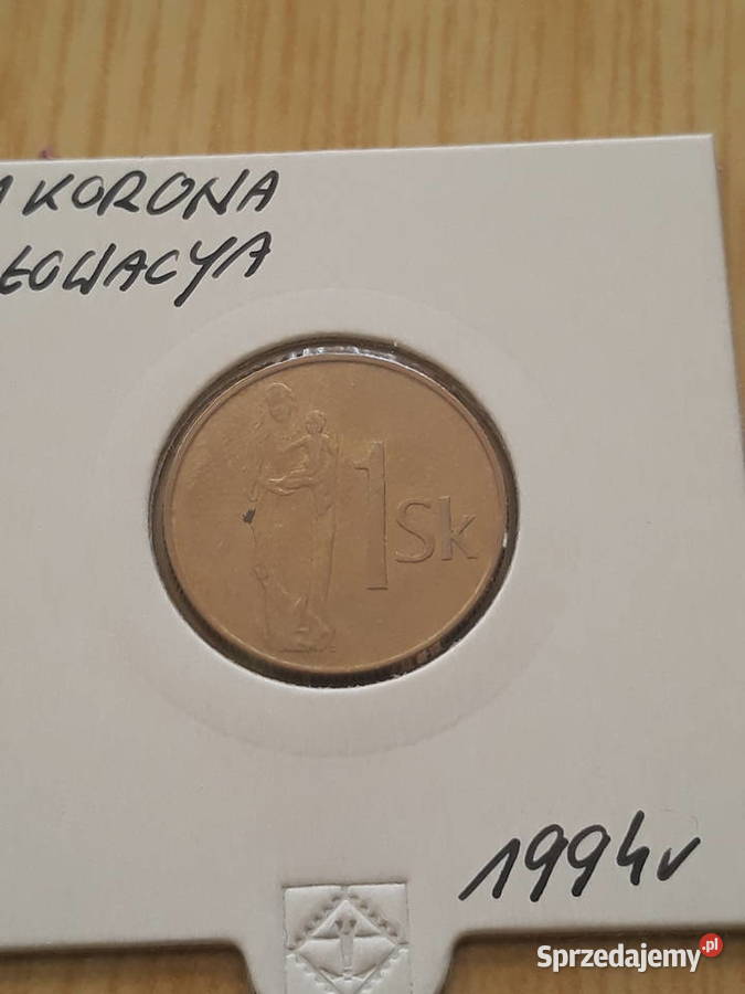1 Korona Słowacja 1994 r Numizmatyka Konin
