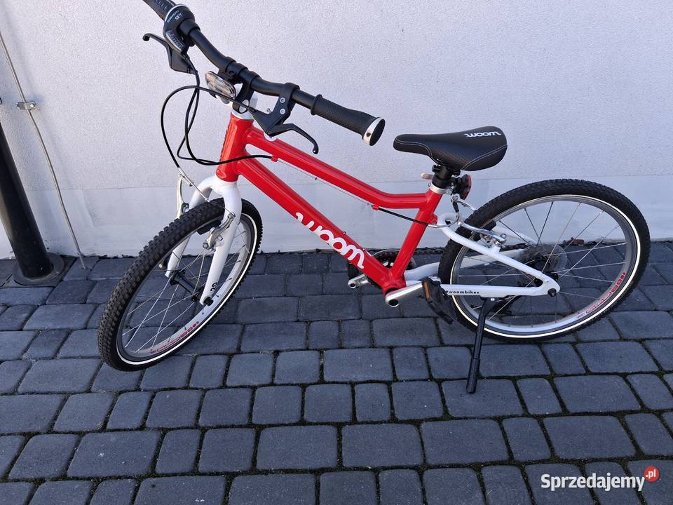 Rower Woom 4 zadbany nóżka oświetlenie Chojnów dolnośląskie