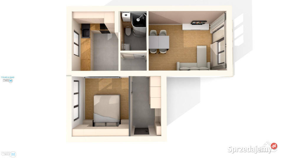sprzedaży mieszkania 445m2 2 pokoje Kielce