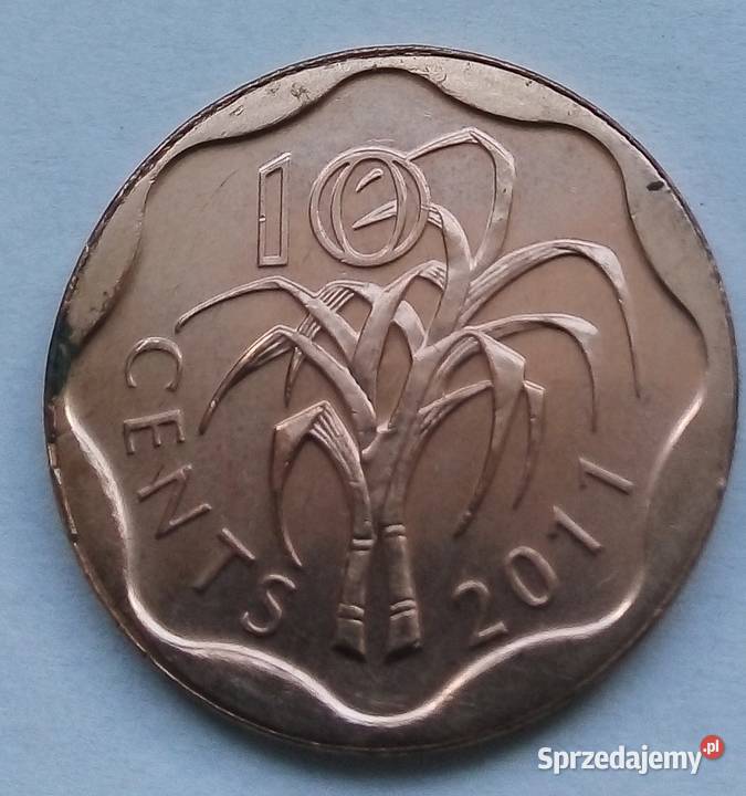 SWAZILAND10 CENTS2011 rKSZTAŁT Legionowo