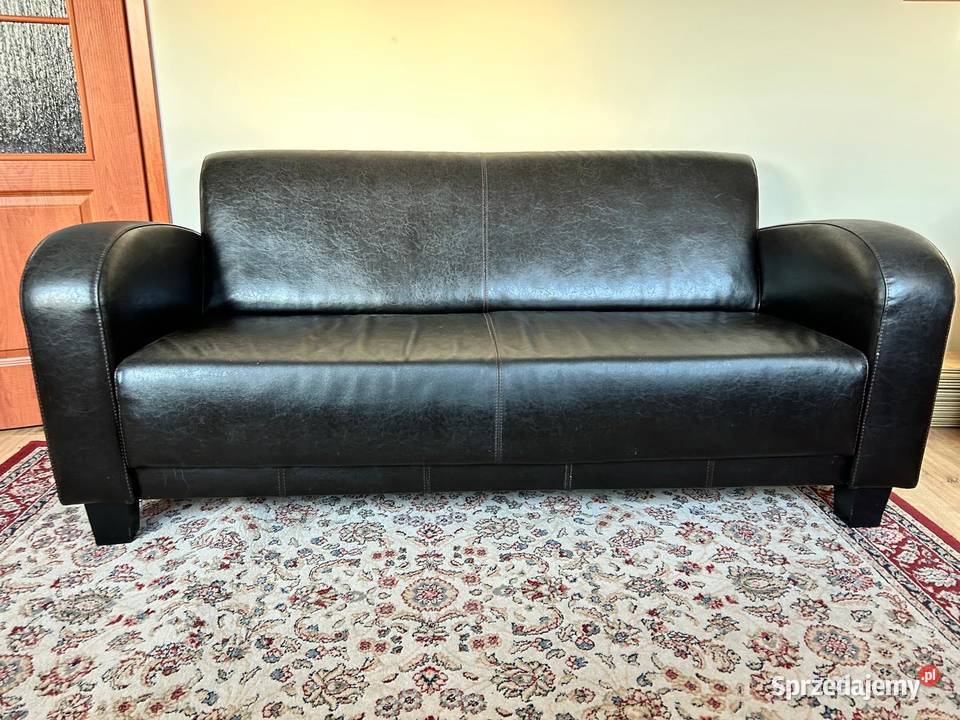 Kanapa skórzana w stylu kolonialnym Wrocław sprzedam