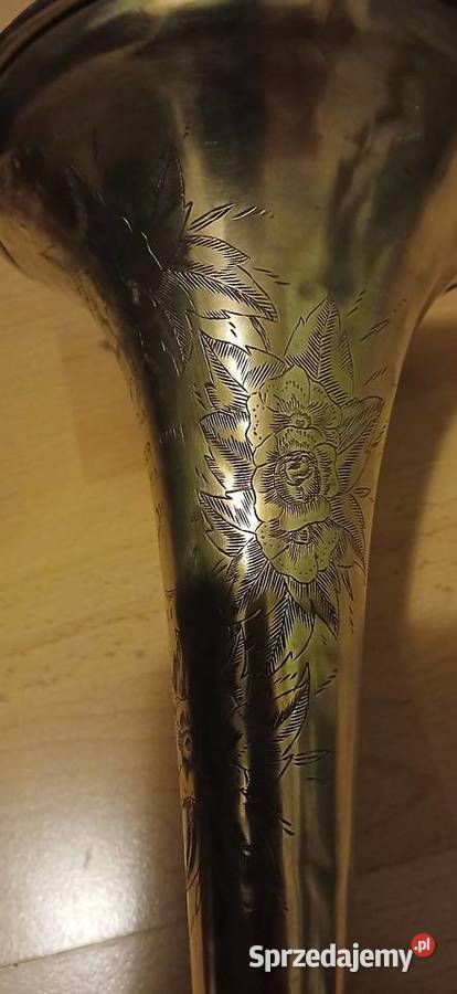 Stara trabka sygnałowa blaszane Instrumenty dęte małopolskie Kraków