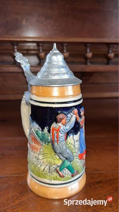 Kufel Western Germany Para tańcząca na łące O