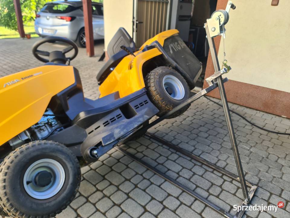 Podnośnik do traktorka kosiarki Łęg Tarnowski