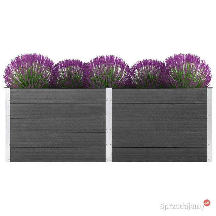 Podwyższona donica ogrodowa 250 x 50 x 91 WPC Warszawa