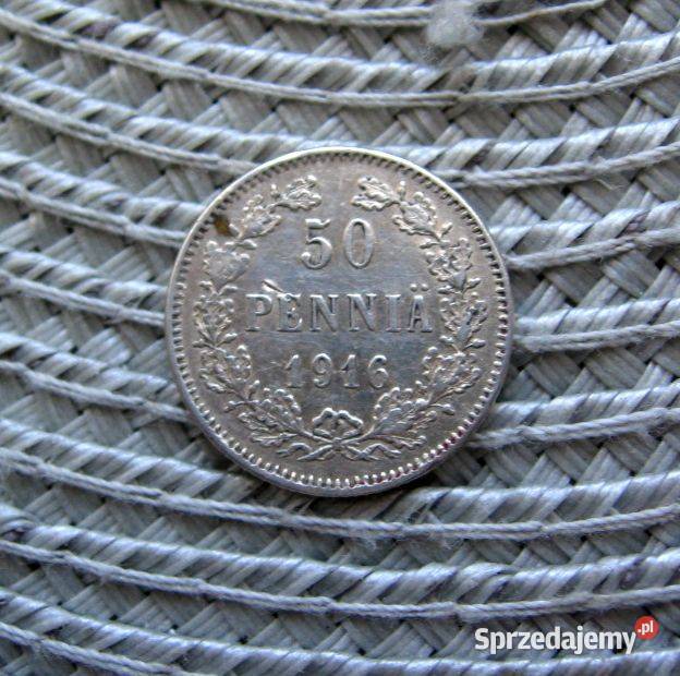 Finlandia 50 Penia 1916r SREBRO Kalisz