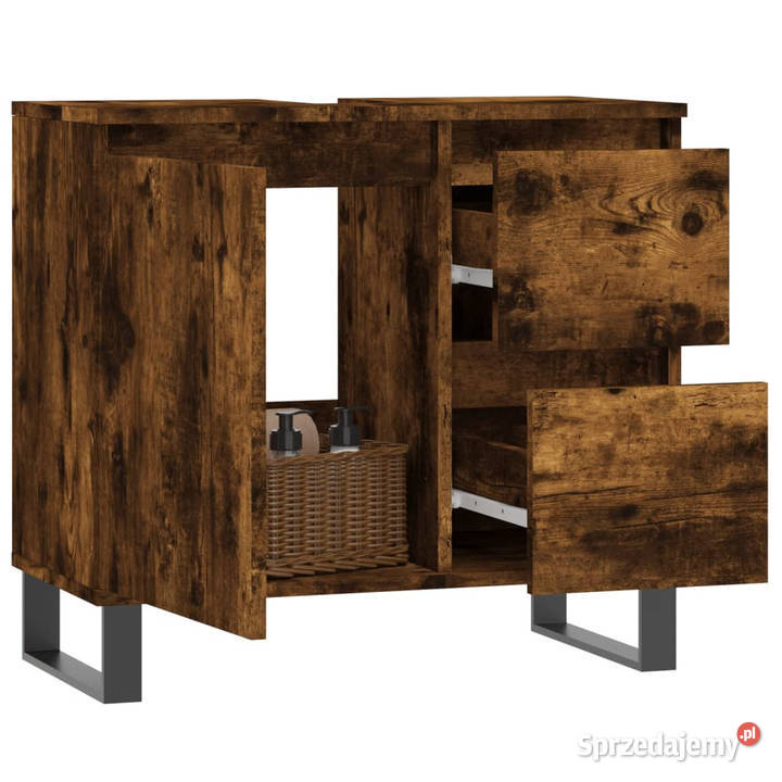 Szafka łazienkowa przydymiony dąb 65x33x60 mazowieckie