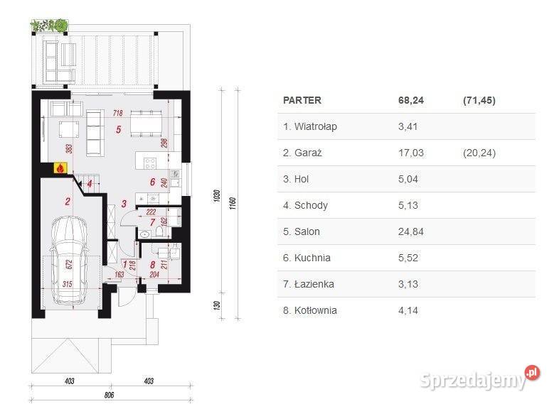 sprzedaży domu wolnostojącego 130m2 Turka mieszkalny