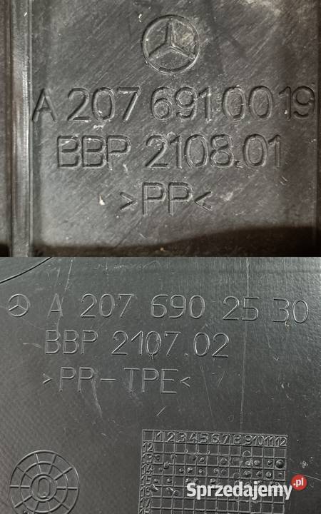 MERCEDES E W207 09 NADKOLE PRAWY PRZÓD CZ osobowe Pleszew