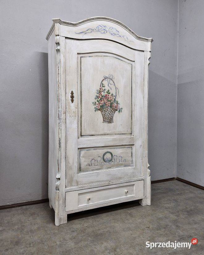 Ręcznie Malowana Szafa Ludwikowska Styl Shabby Marki sprzedam