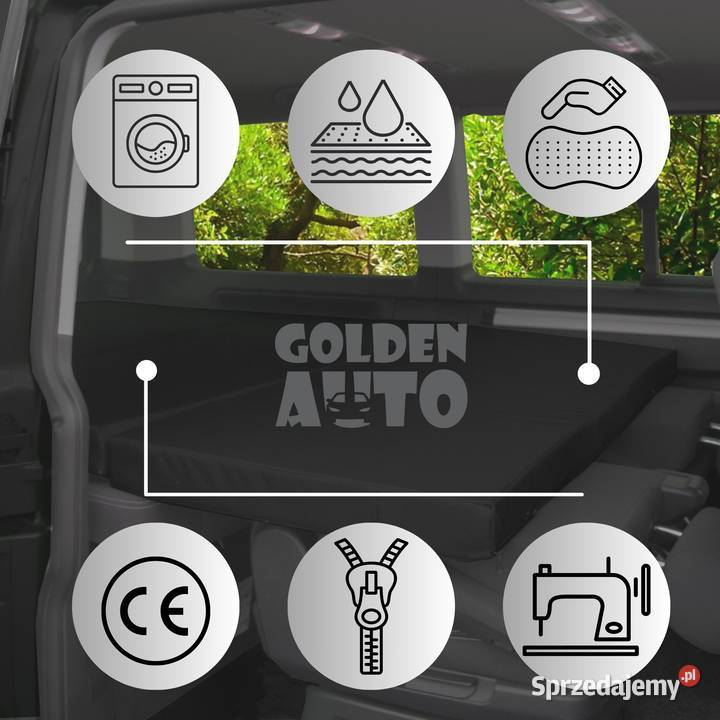 Materac do auta do spania VW T4 T5 T6 California Stęszew