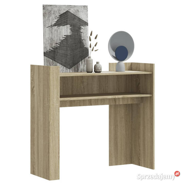 Stolik konsolowy dąb sonoma 100x35x90 WM848467 Warszawa
