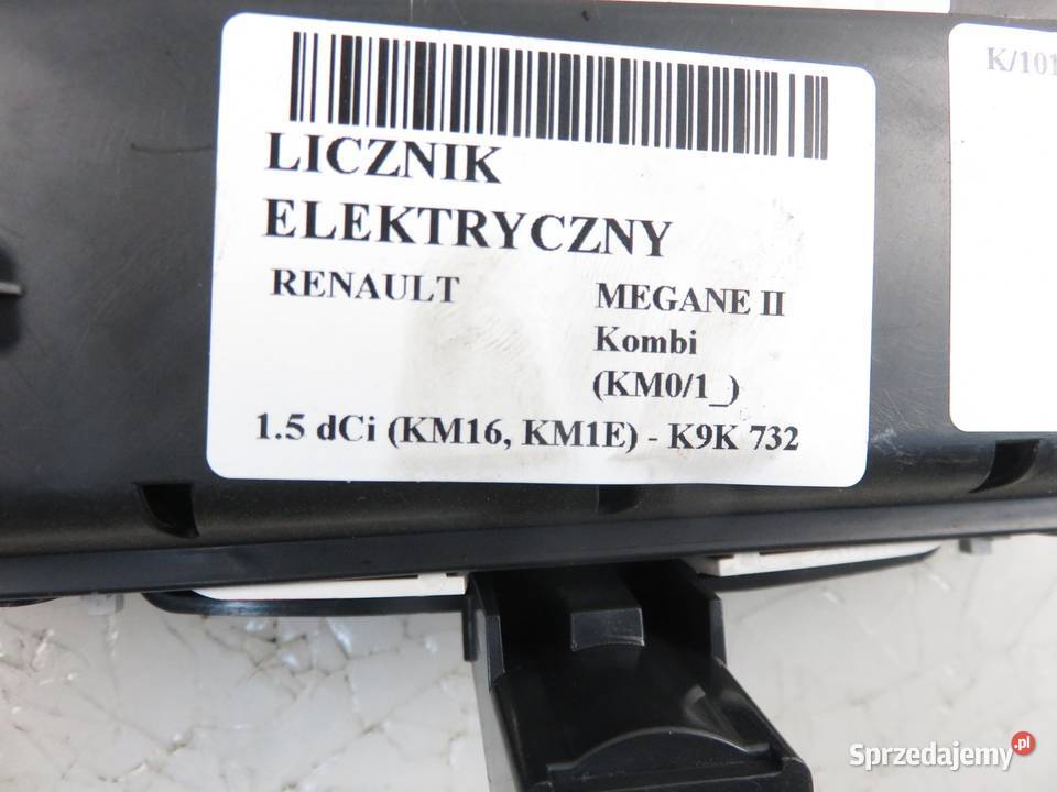 LICZNIK MEGANE II 15 dCi 8200720321K 8200720321 osobowe