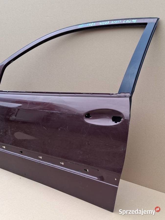 MERCEDES CKLASA W203 SPORT COUPE DRZWI LEWY osobowe Karoseria Bieleń