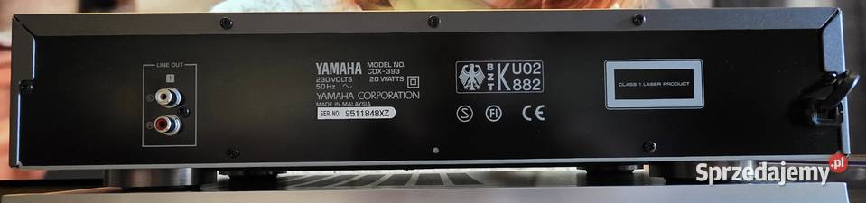 YAMAHA CDX393 Tytan nowy laser małopolskie sprzedam