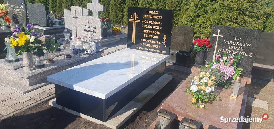 Nagrobki w montujemy w całej Polsce pojedynczy Legnica