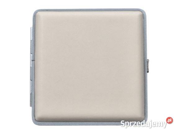 Metalowa Papierośnica Pokryta Gładką Ekoskórą Ostrowy nad Okszą sprzedam