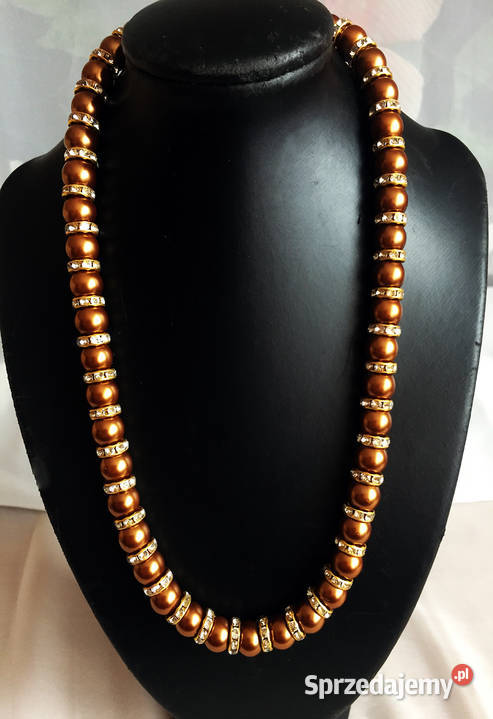 Naszyjnik z perel sztucznych podlaskie Łomża