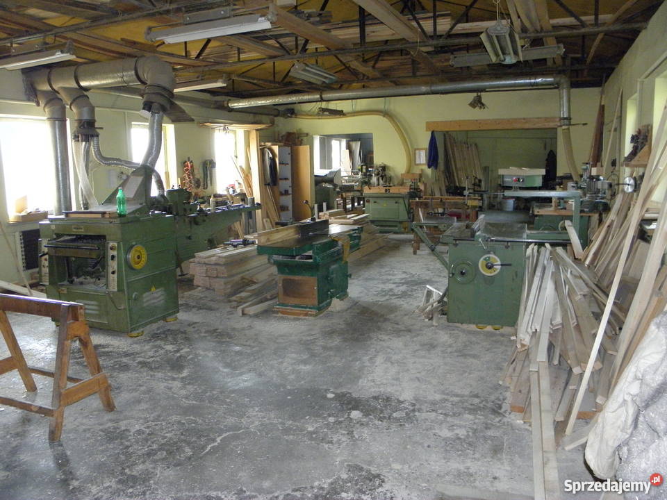 Stolarnia 2 Halebiuro Maszyny 1000m2 Centrum Pabianice