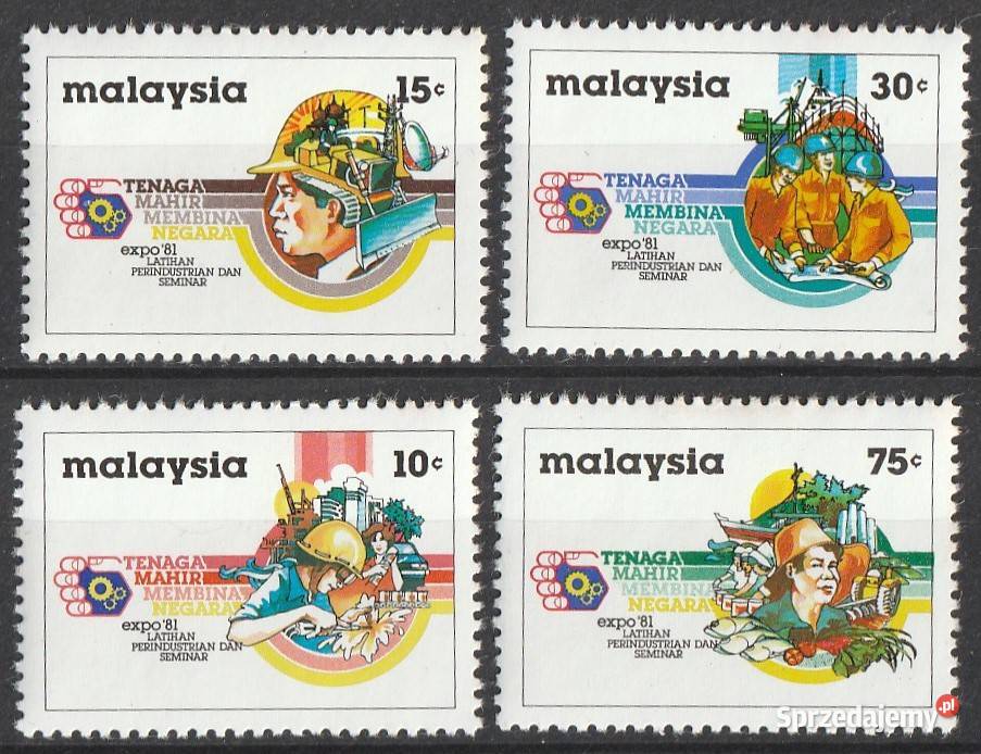 MALEZJA EXPO 1981 CZYSTE Łódź sprzedam