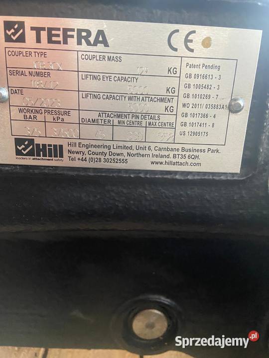Hydrauliczne szybkozłącze JCB 3CX 4CX 8080 8085 Suchoraba
