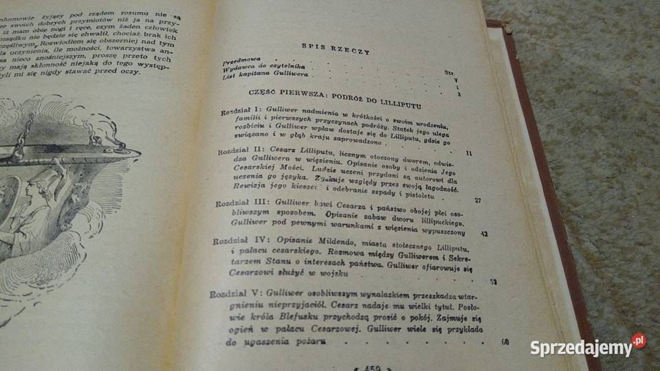 Podróże Gulliwera Jonathan Swift 1952 Gdańsk