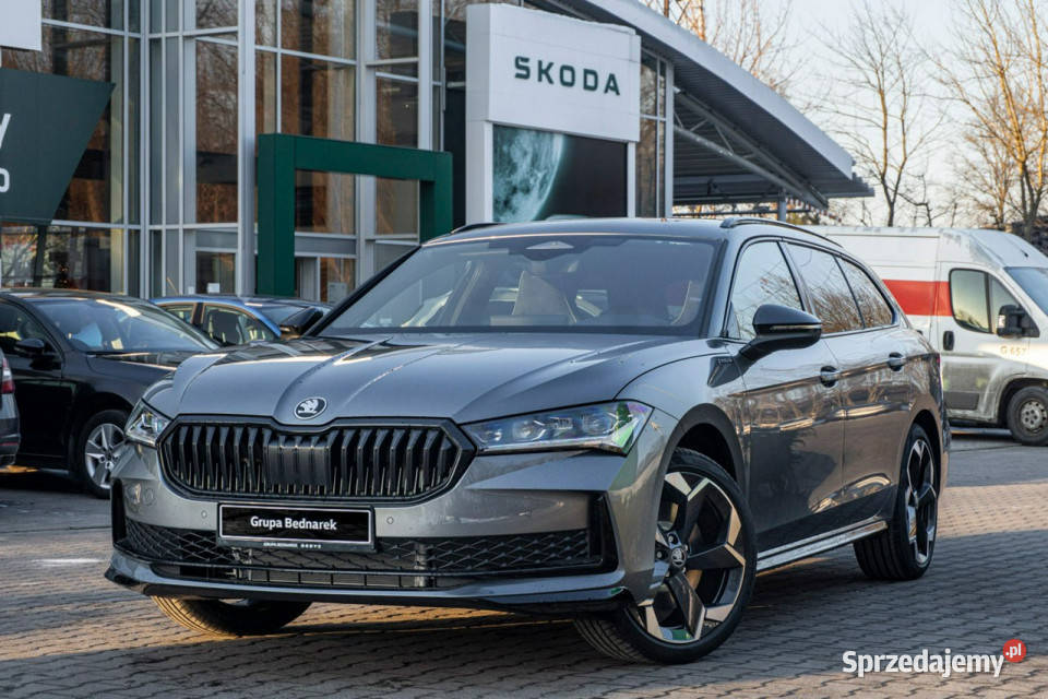 koda Superb Combi Sportline 20 TDI 193 DSG 4x4 elektrochrom. lusterka boczne Superb łódzkie Łódź