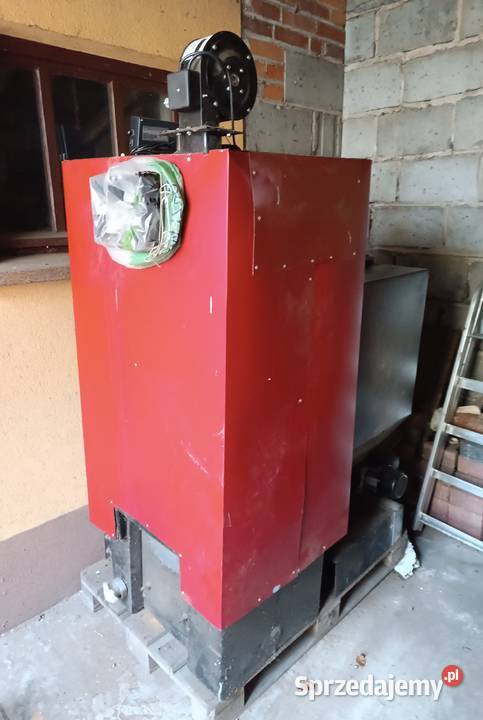 Piec na ekogroszek i drewno 3 sezony komplet Kotły i Piece CO