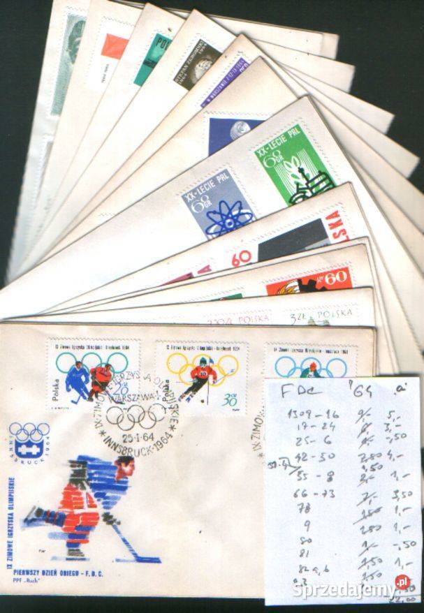 Kop FDC Rocz 1964 Gliwice