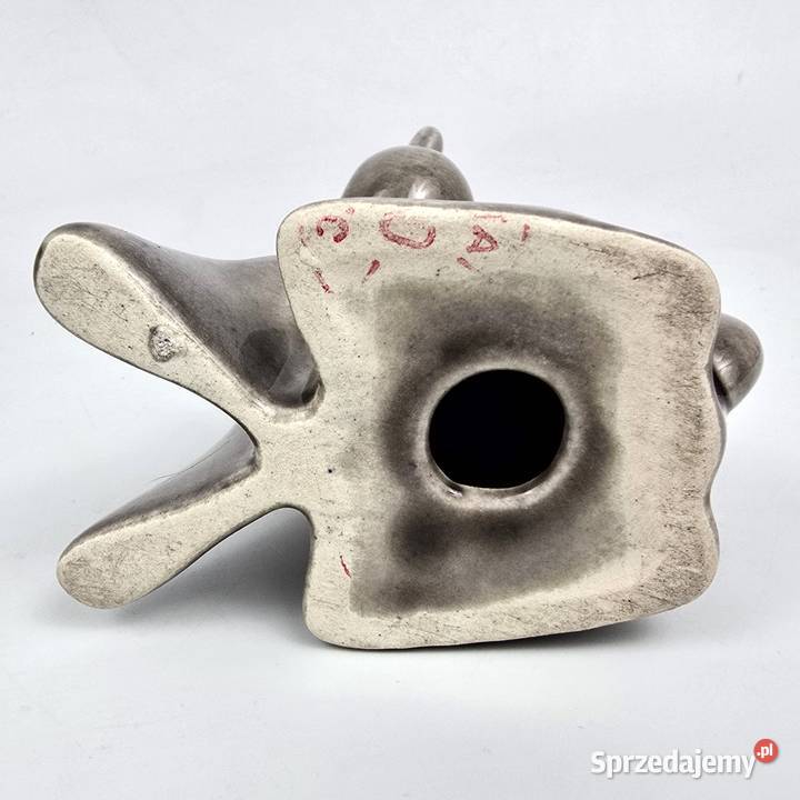 Kot midcentury modern ceramika Faianta Bronisze sprzedam