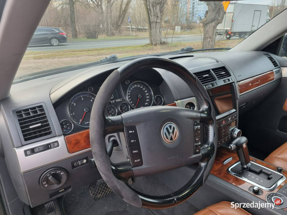 Volkswagen Touareg Pneumatyka Skóra Szybrdach przyciemniane szyby Szczecin