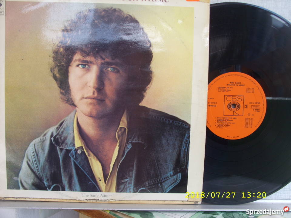 Country LP MAC DAVISI BELIVE IN MUSIC HOLLAND dolnośląskie Wołów