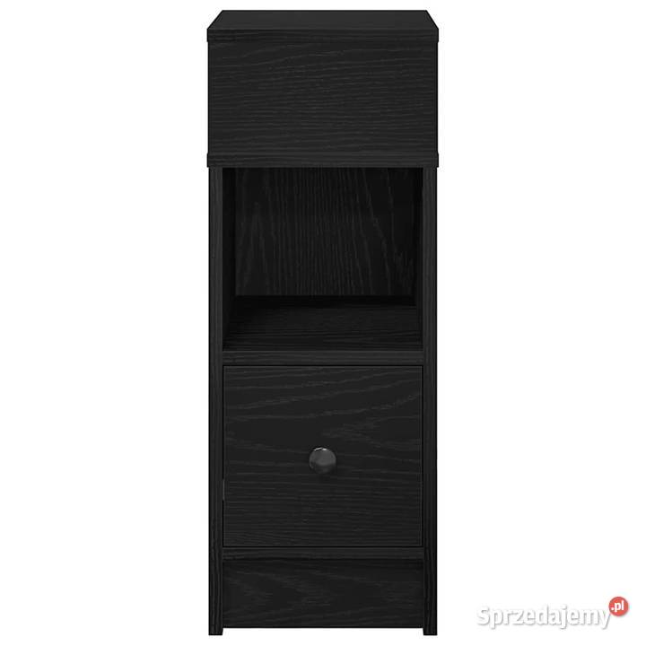 Szafki nocne z szufladą 2 czarne 25x31x66 Warszawa sprzedam