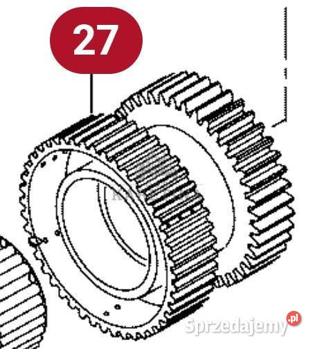 Valtra 8150 Skrzynia Biegów Koło Zębate Podwójne wielkopolskie Jastrzębniki sprzedam