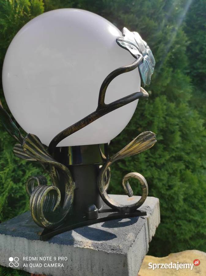 Lampa na słupek murek ogrodzeniowy Gorlice