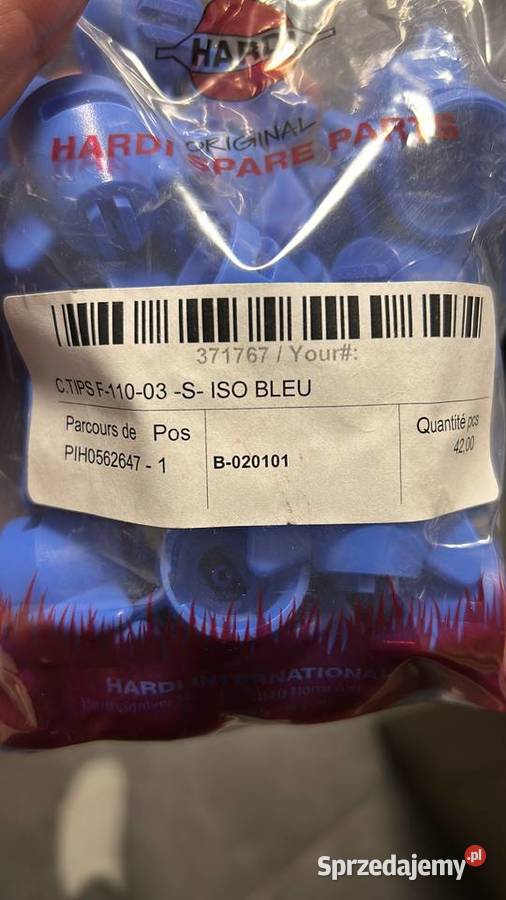 Rozpylacz Hardi 371767 niebieski Do opryskiwaczy sprzedam