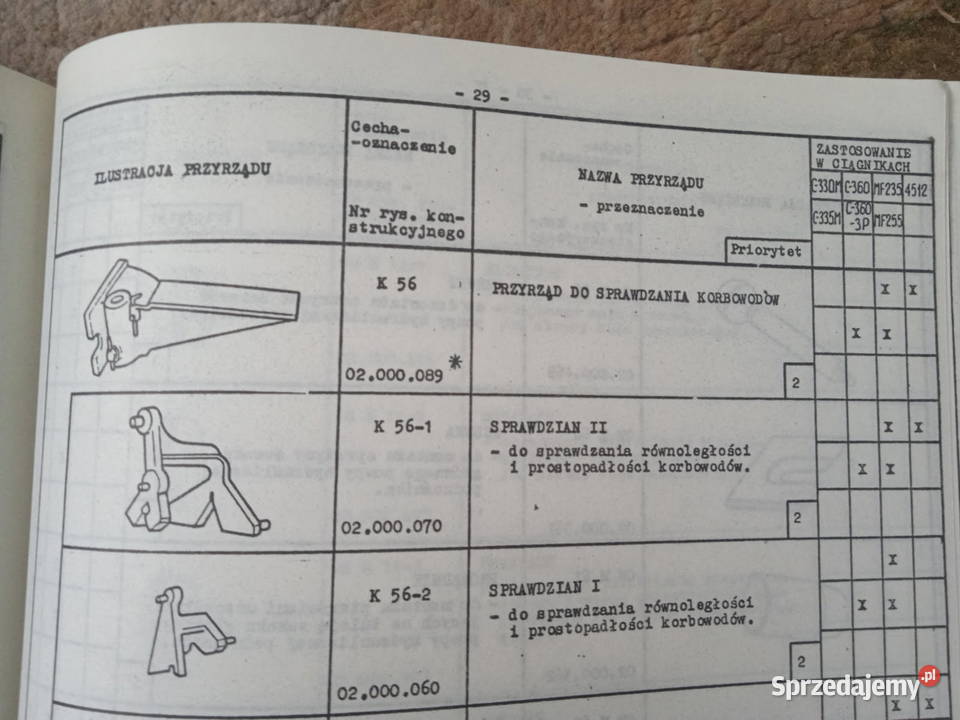 Katalog Ursus C 330M C355M C 360 C 360 3P Pozostałe Lublin