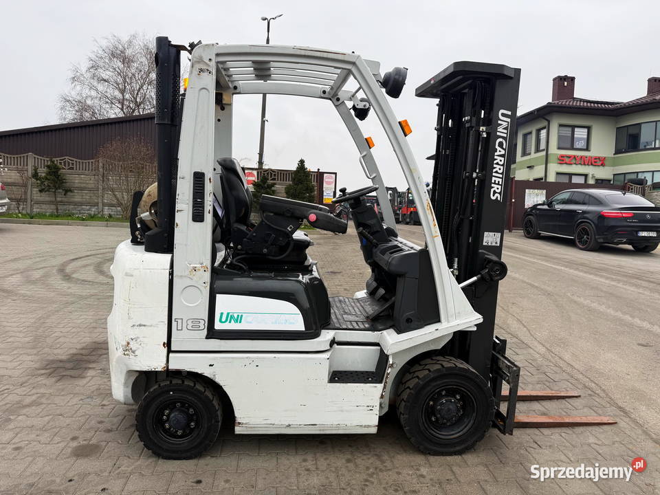 wózek widłowy NISSAN FG18 Unicarriers LPG łódzkie Działoszyn