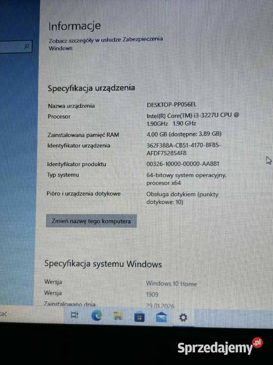 Dell Inspiron 15 3521 lntel Core i3 500
