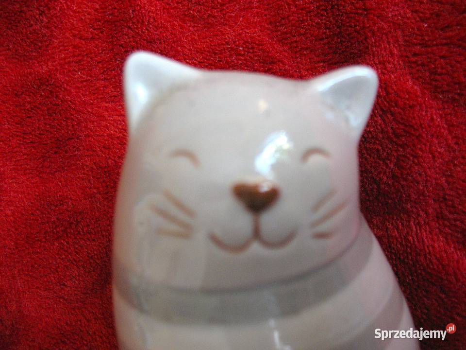 Kot uśmiechnięty porcelana 9 x 6 x 5 Siedlce