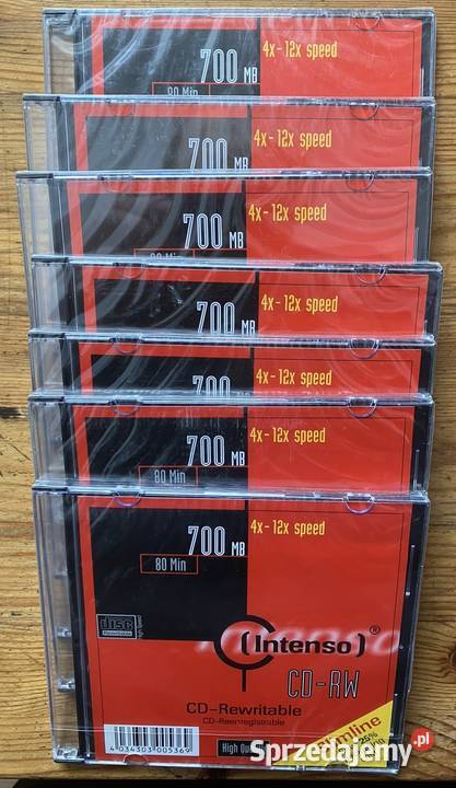 Płyta CD Intenso CDRW 700 MB 7 Warszawa