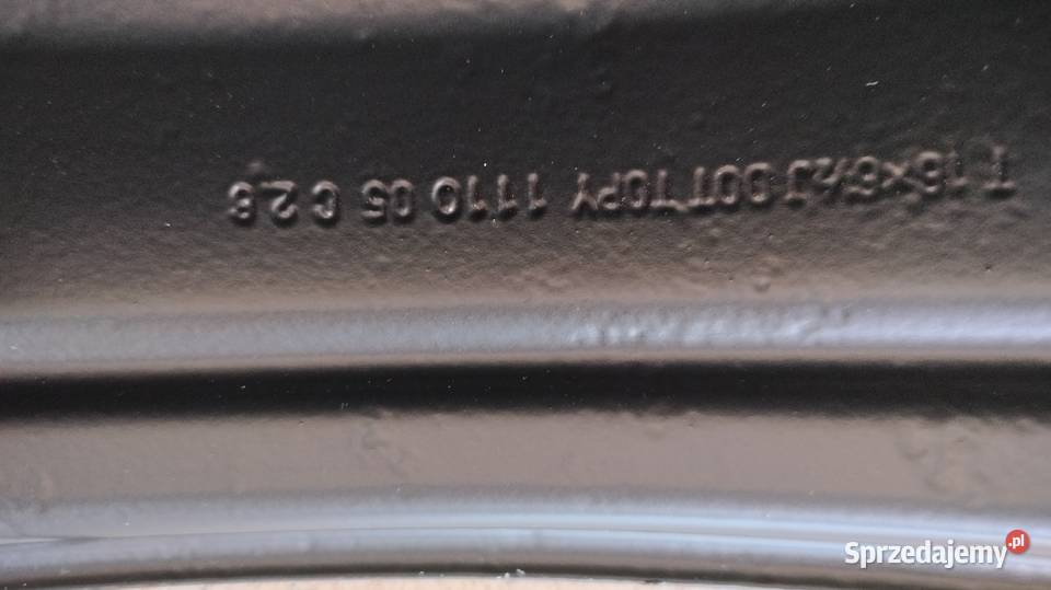 Felgi stalowe 16x65 5x1143 et45 Toyota Suzuki Toyota OE małopolskie Kraków