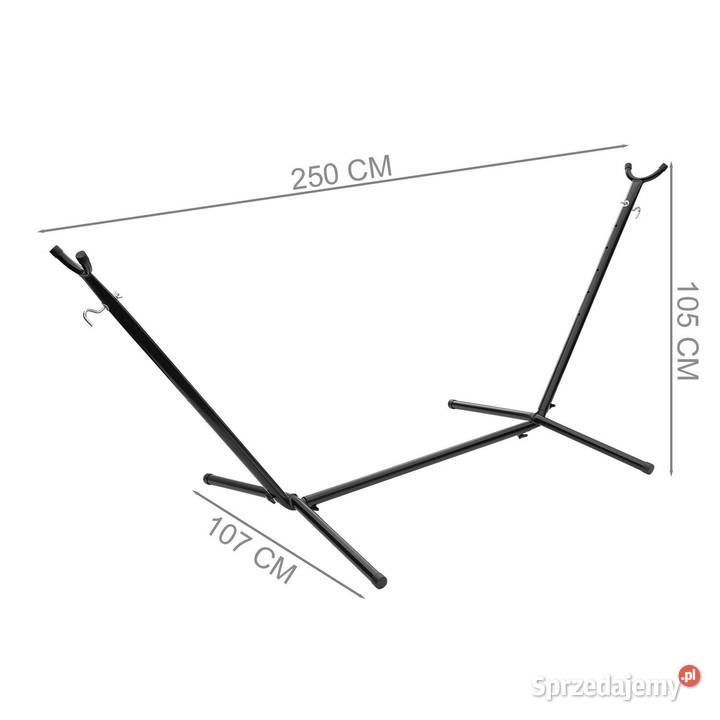 Dwuosobowy hamak ogrodowy ze stelażem bujak wielkopolskie