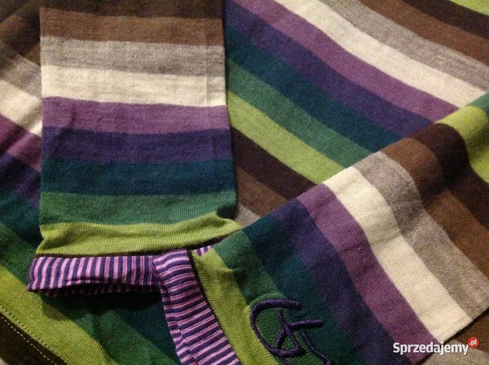 Cienki Golf damski BLU BYBLOS SM Paski Rozmiar 38(M) sprzedam