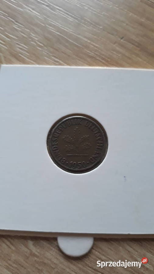 1 Fenig Niemcy 1950 r menF wielkopolskie Konin sprzedam
