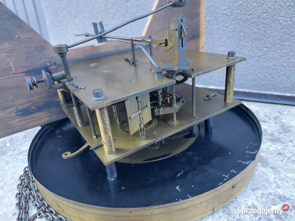 134 Stary zegar podłogowy Kienzle styl gdański