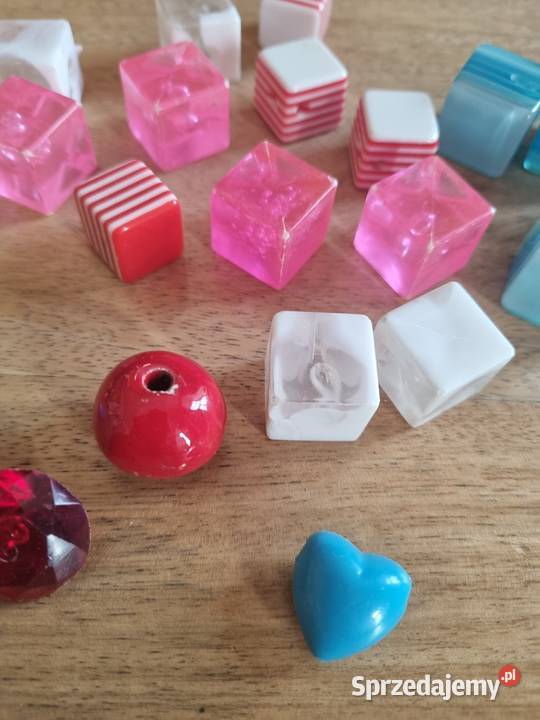 zestaw dużych koralików do DIY sprzedam