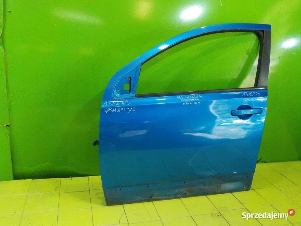 NISSAN QASHQAI I J10 15 DCI 07r drzwi lewe przod Drzwi Suków