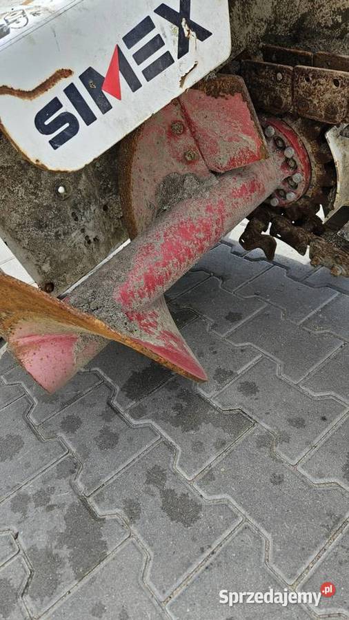 Koparka łańcuchowa Simex CHD120B do koparki Osprzęt roboczy Sochaczew